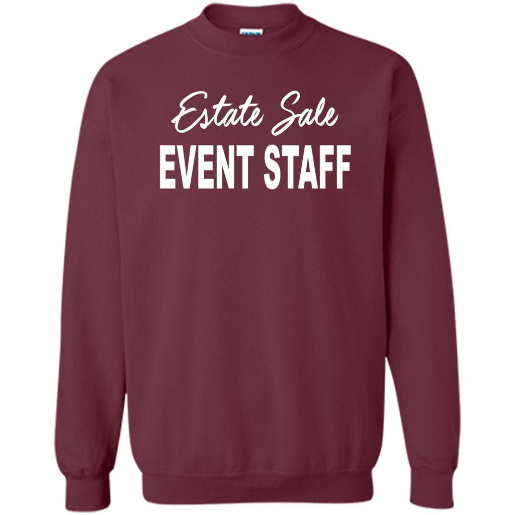 Estate Sale Event Staff T-shirt - Estate Sale T-shirts Maroon