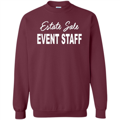 Estate Sale Event Staff T-shirt - Estate Sale T-shirts Maroon