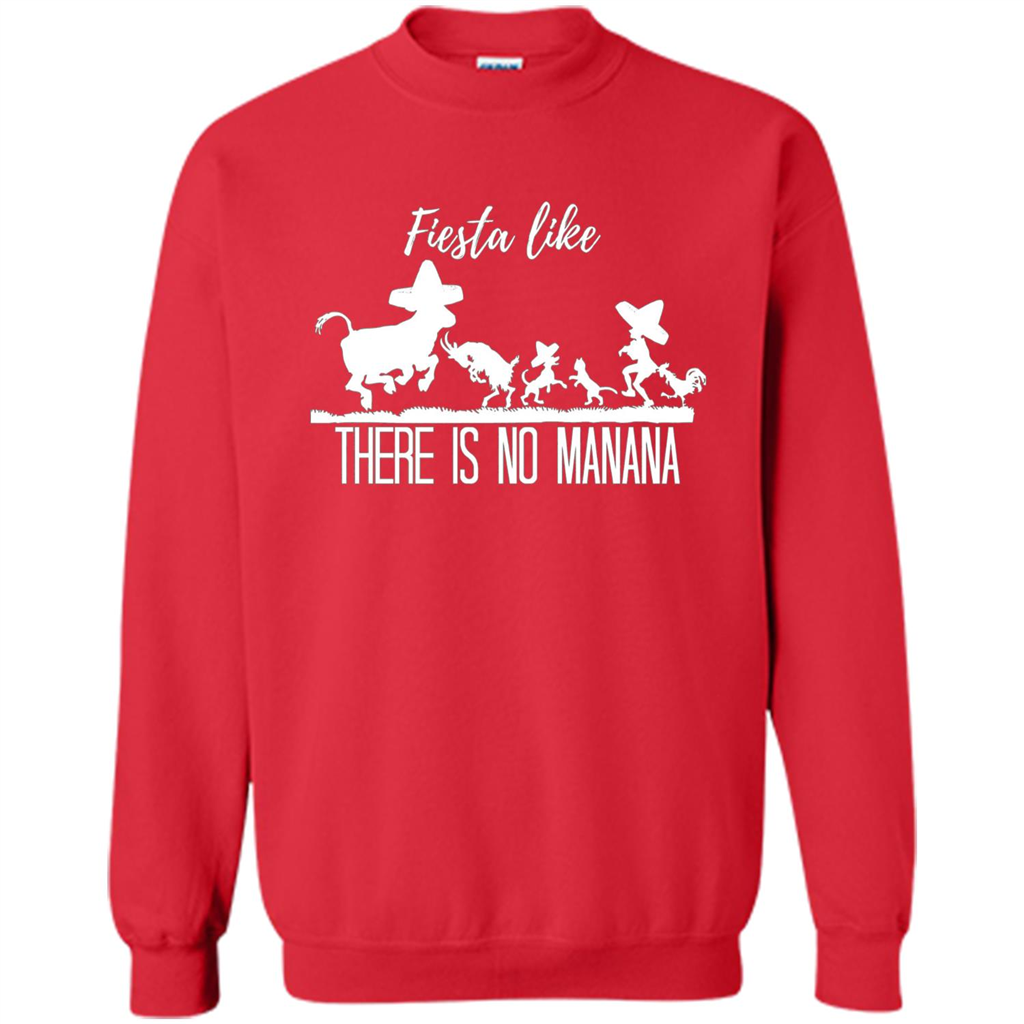 Fiesta Like There Is No Manana T-shirt Red