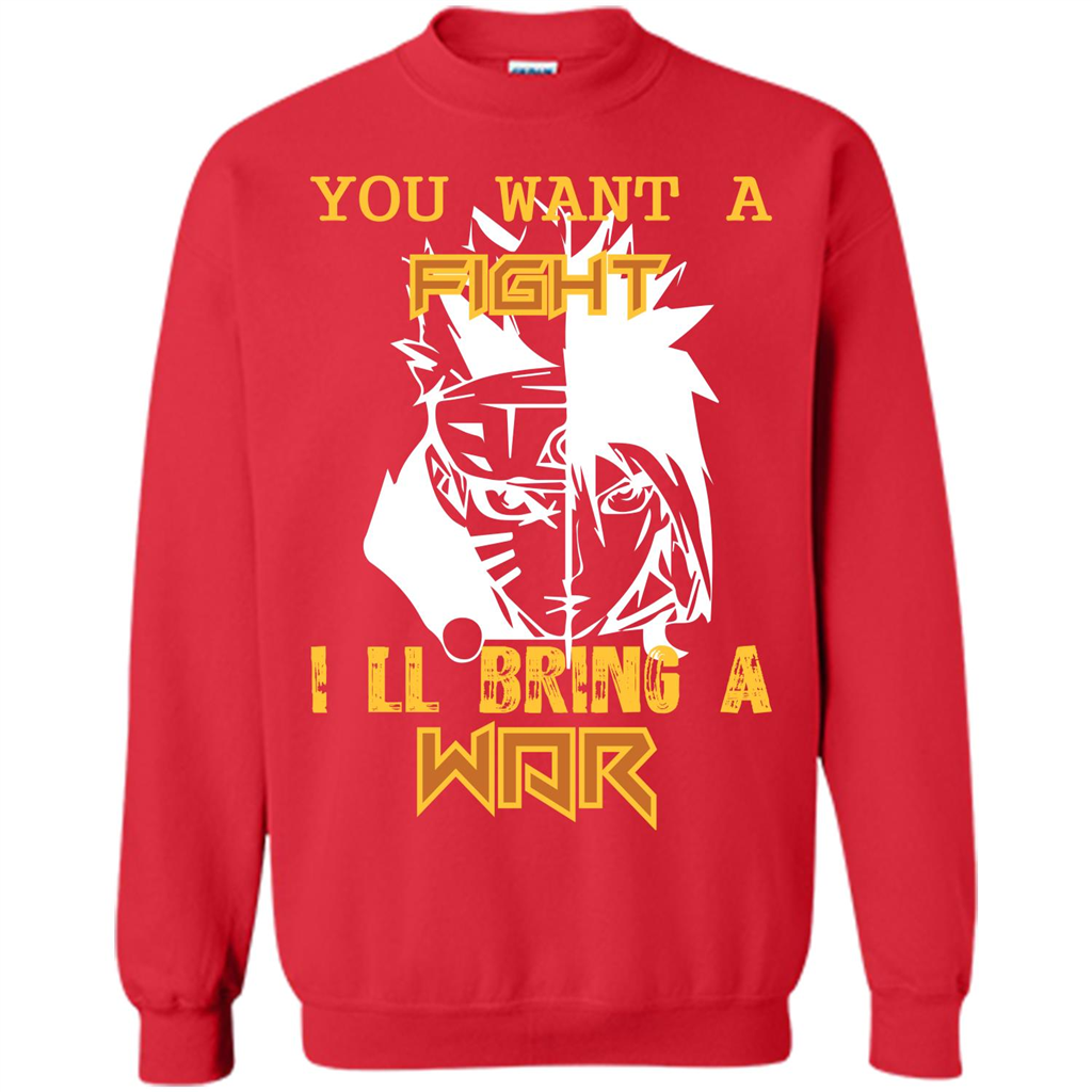 Movie T-shirt You Want A Fight I_Ñéll Bring A War Red