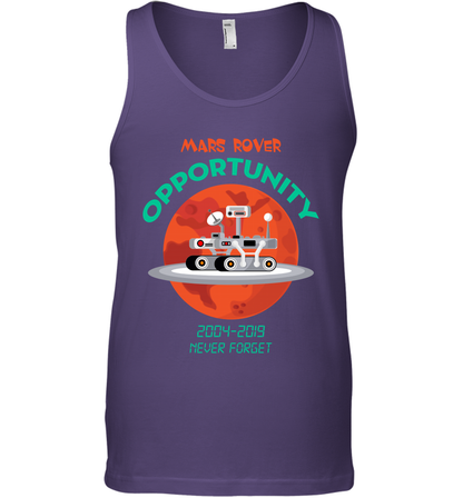 Mars Rover Opportunity Never Forget Shirt Tank Top Tank Top Purple