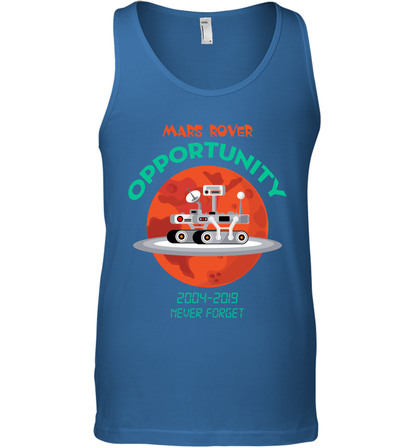 Mars Rover Opportunity Never Forget Shirt Tank Top Tank Top Royal