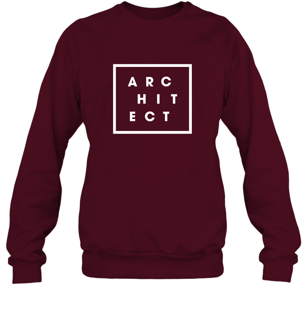 Architect Shirt Sweatshirt Sweatshirt Maroon
