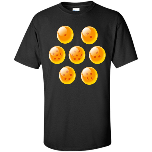 Seven Dragon Balls T-shirt Black