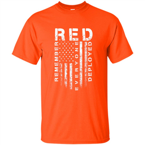 Red Friday - Remember Everyone Veteran Deployed T-shirt