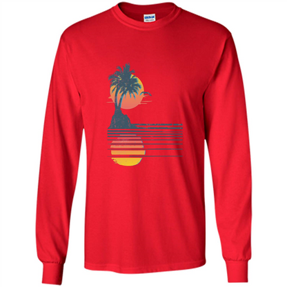 Summer T-shirt Wish You Were Here Red