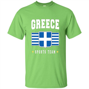 GREECE T-shirt Greek Flag T-shirt Sports Team