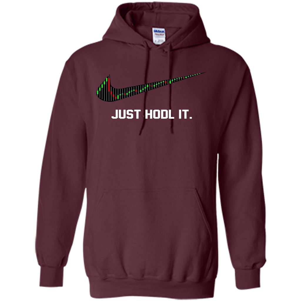 Funny Saying Just Hodl It T Shirt Cryptocurrency T-Shirt Maroon