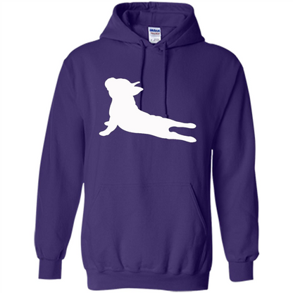 French Bulldog Yoga T-shirt Purple