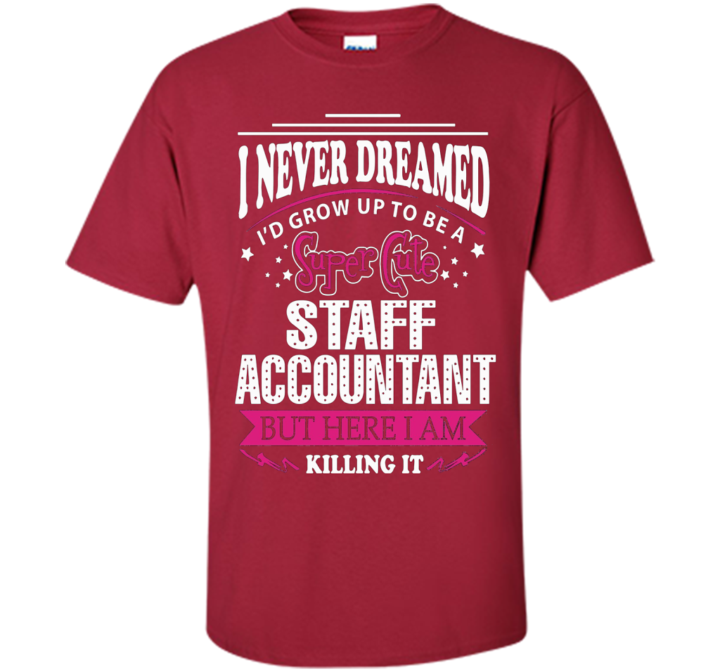 Staff Accountant T-Shirt cool shirt Cardinal