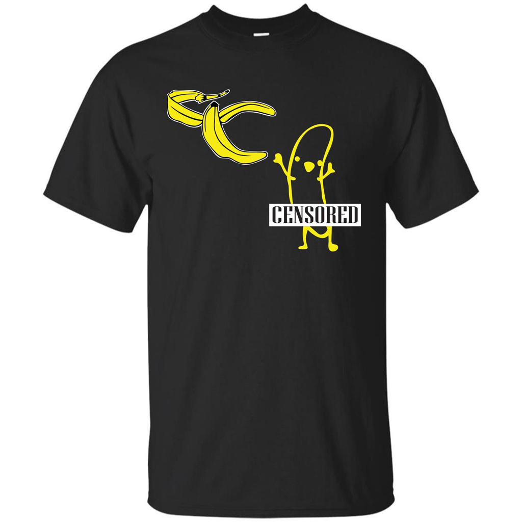 Banana T-shirt Censored T-shirt Black