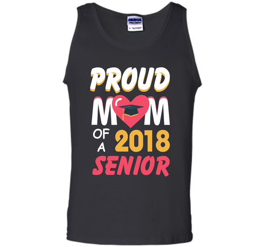 Proud Mom of a 2018 Senior T-shirt Black S