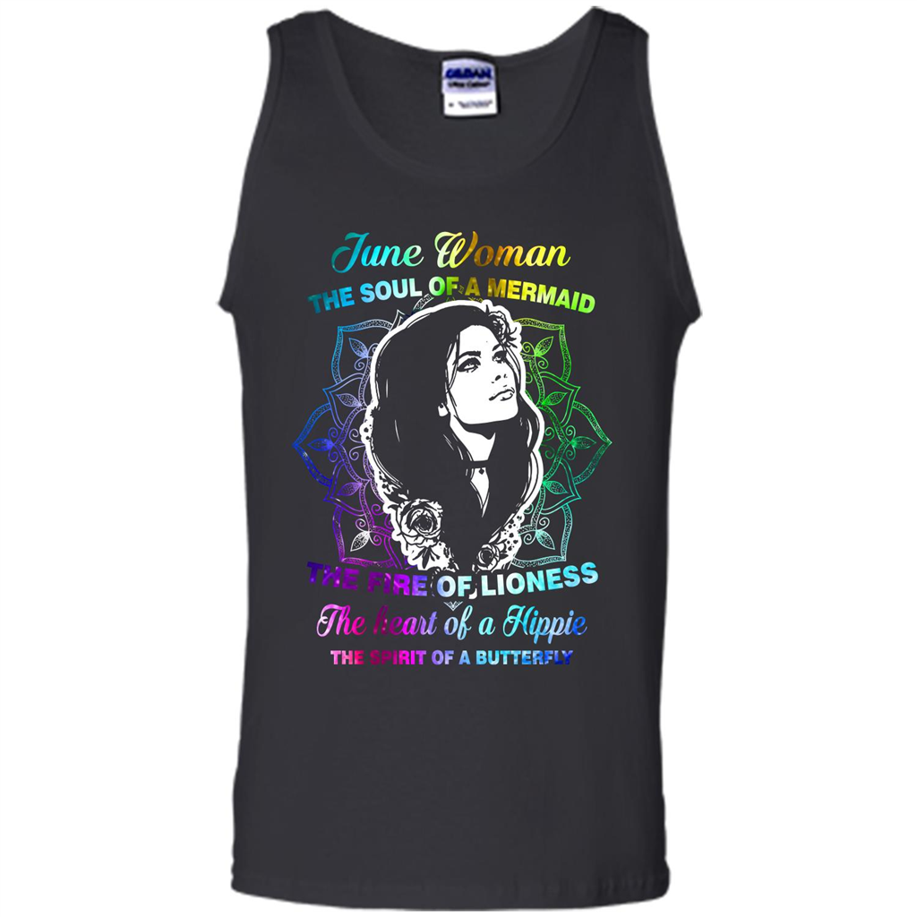 June Woman T-shirt The Heart Of A Hippie