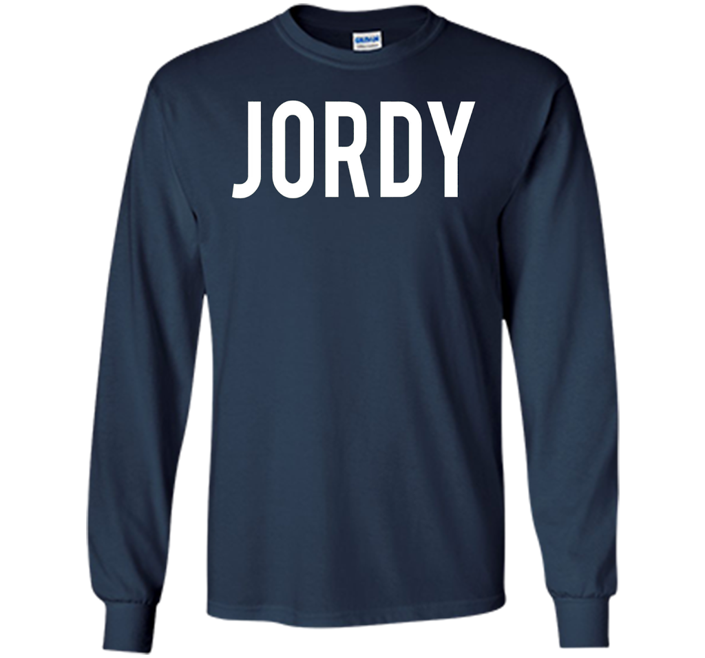 Jordy T Shirt - Cool new funny name fan cheap gift tee shirt Navy