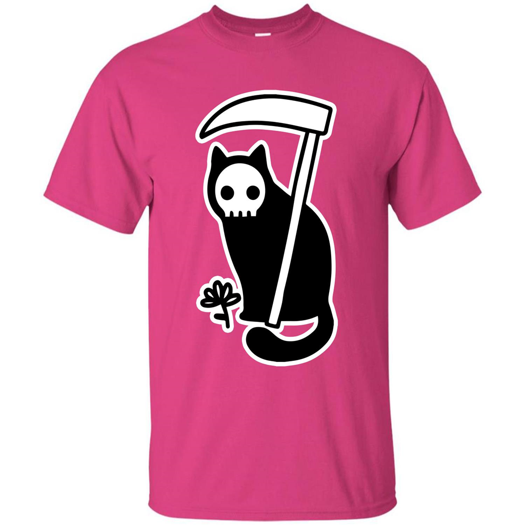 Cat Grimm Reaper T-shirt Heliconia
