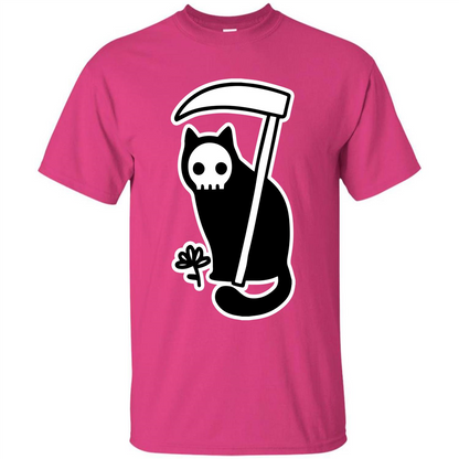 Cat Grimm Reaper T-shirt Heliconia