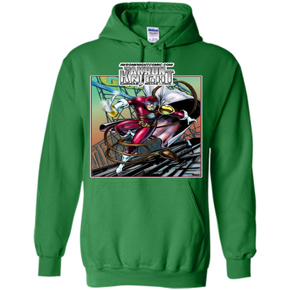 The Akron Knight Comic T-shirt Irish Green