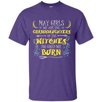 Halloween T-shirt May Girls T-shirt Purple