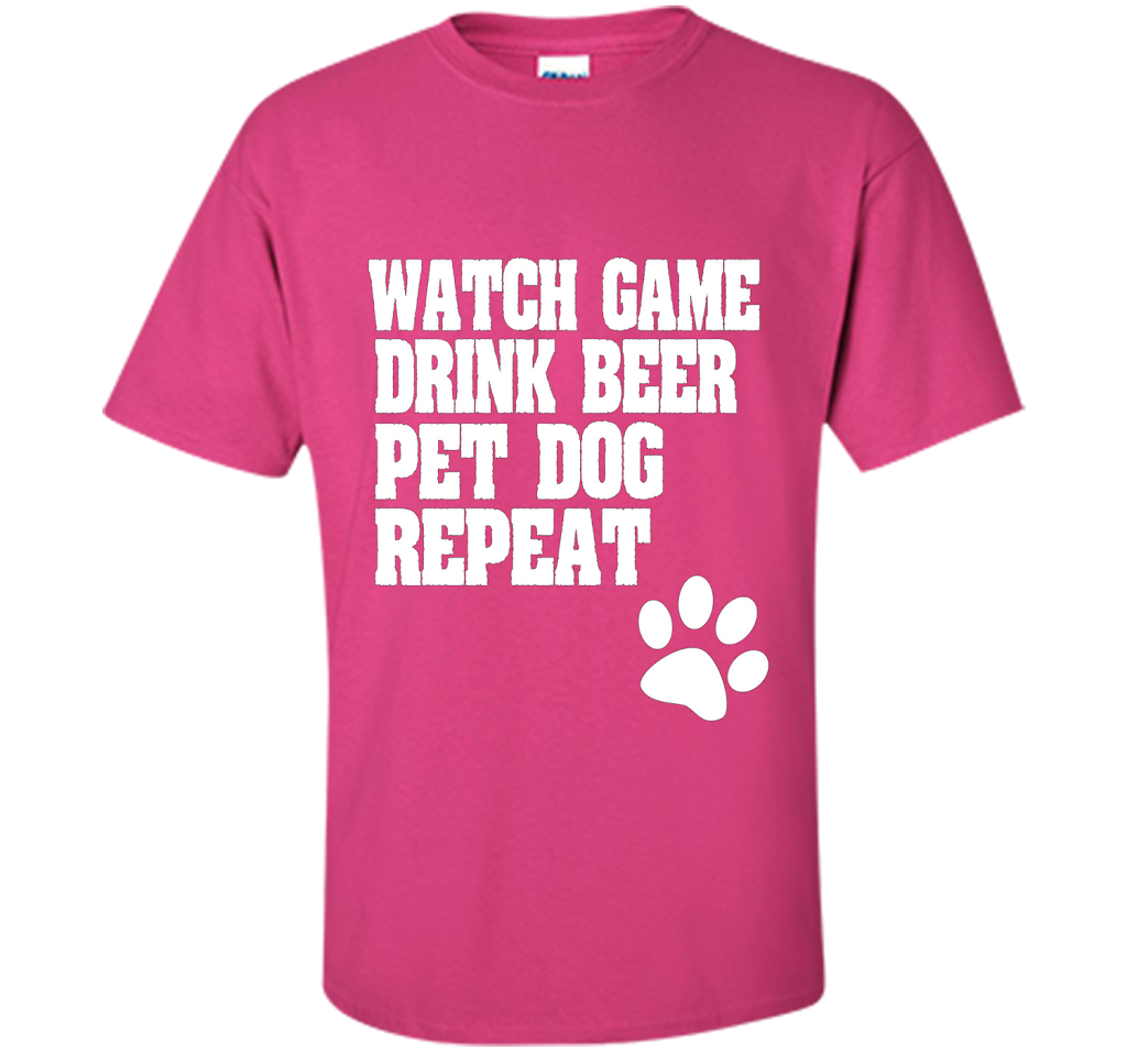 Sports Fan, Beer Drinker, Dog Lover Shirt for men and women shirt Heliconia