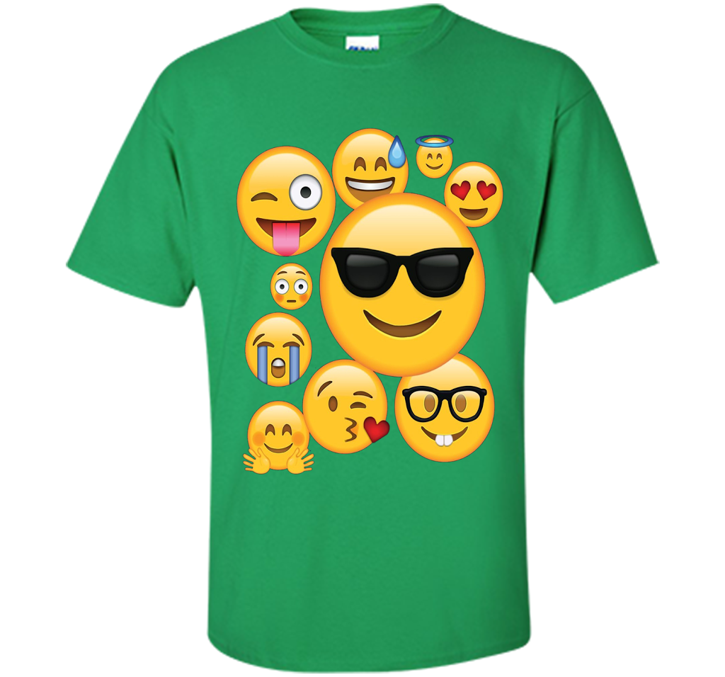Emoji Pack ComboT-shirt Emoticon Smily Face Tshirt. shirt Irish Green