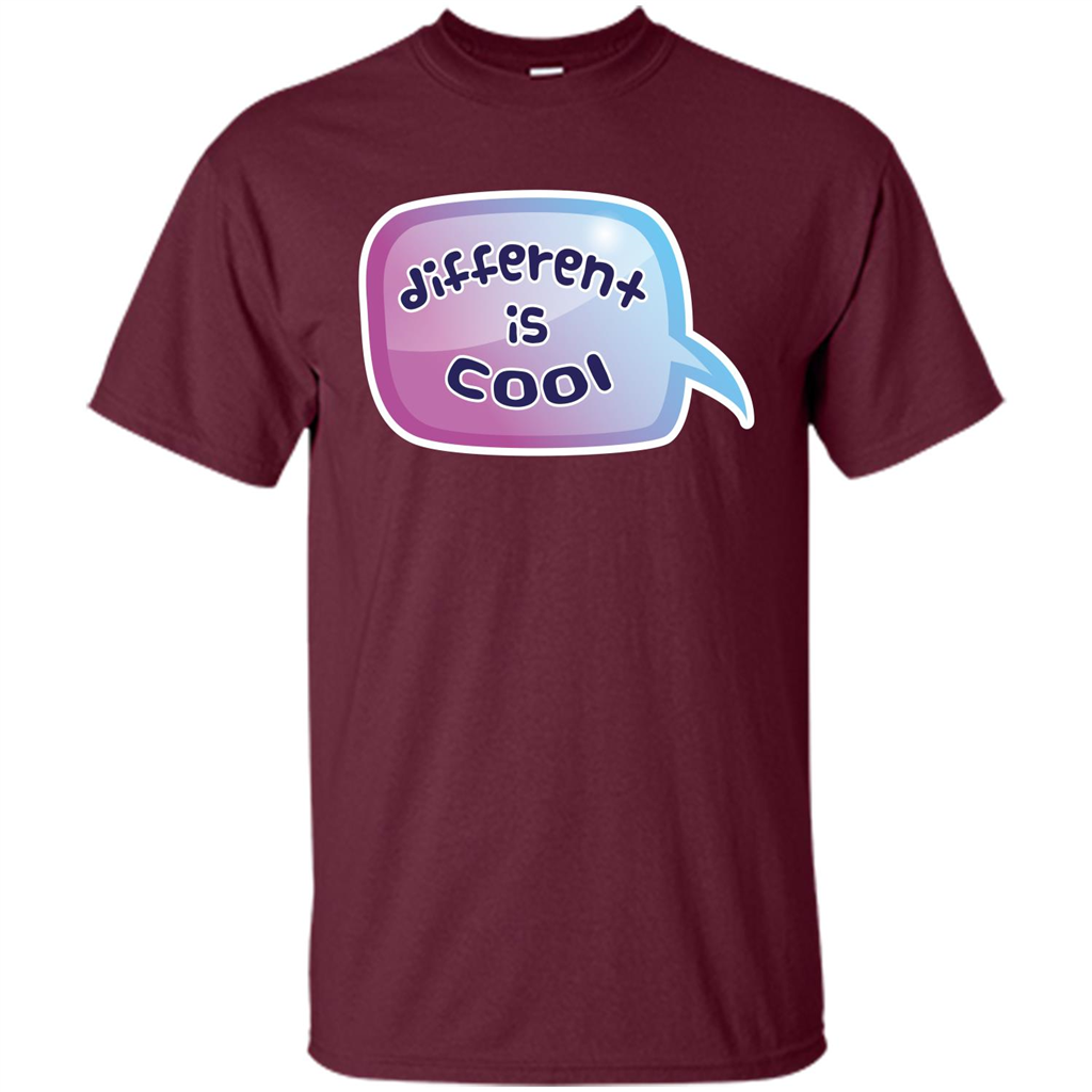 Lifestyle T-shirt Different is Cool T-shirt Maroon