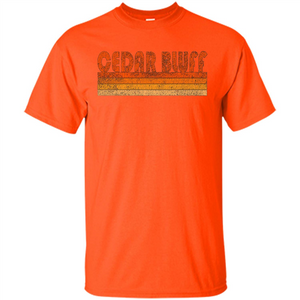 Vintage Retro Cedar Bluff Alabama T-shirt