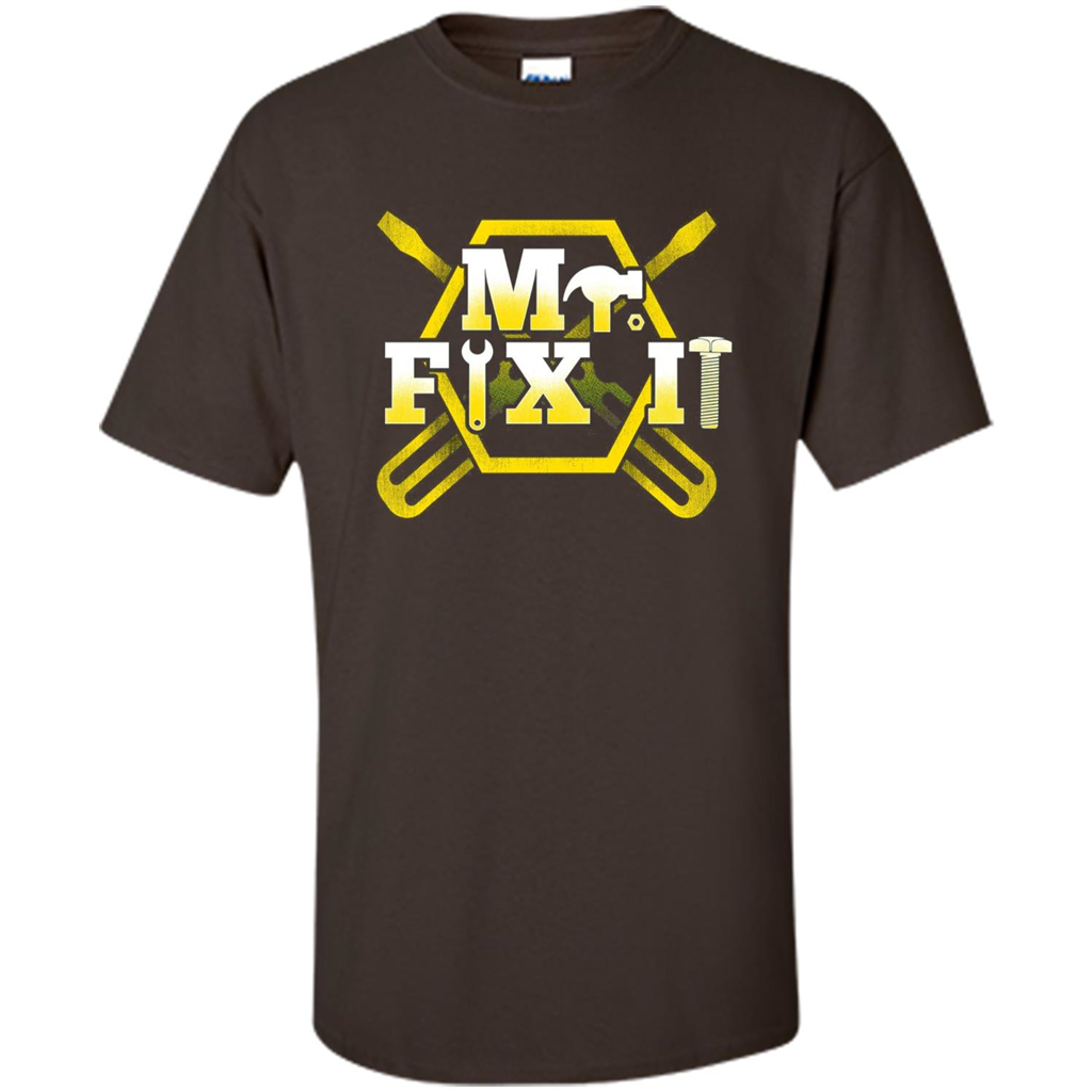 Fathers Day T-Shirt Mr.Fix It Dark Chocolate