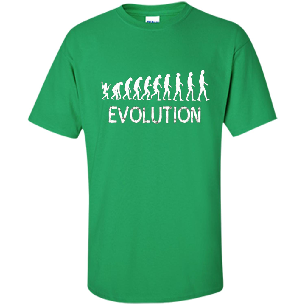 Evolution Biology Monkey To Human T-Shirt Irish Green
