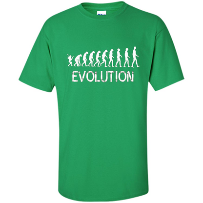 Evolution Biology Monkey To Human T-Shirt Irish Green