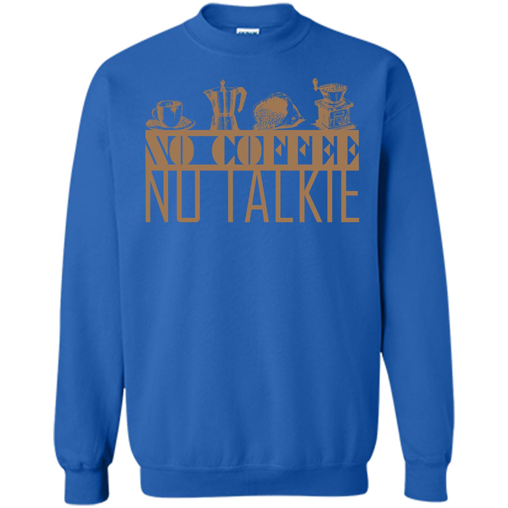 No Coffee No Talkie T-shirt Royal