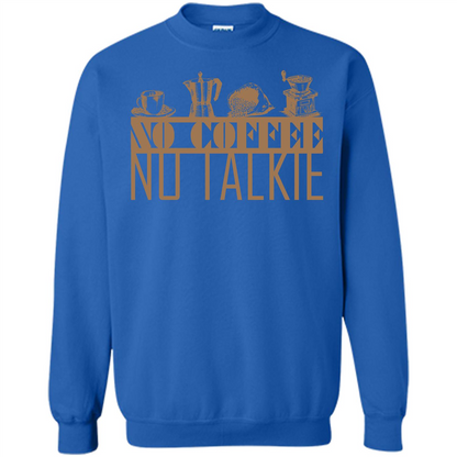 No Coffee No Talkie T-shirt Royal