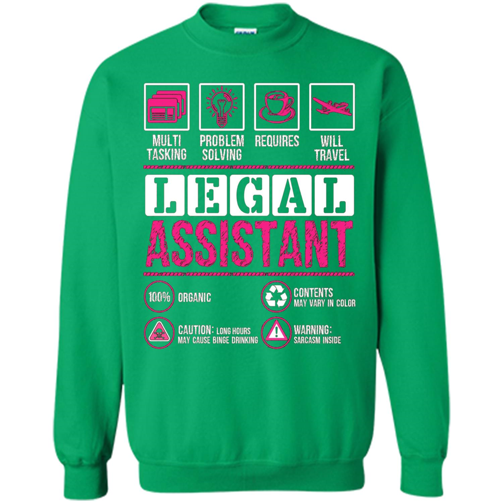Legal Assistant T-shirt Funny Legal Assistant T-shirt Irish Green