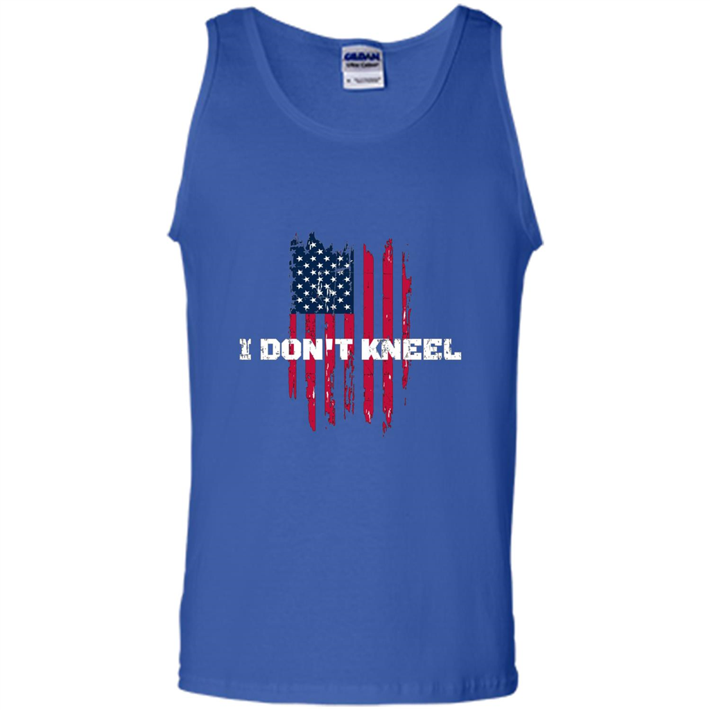 Military T-shirt I Don't Kneel T-shirt Royal