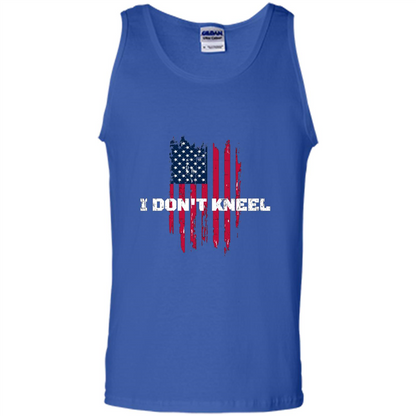 Military T-shirt I Don't Kneel T-shirt Royal