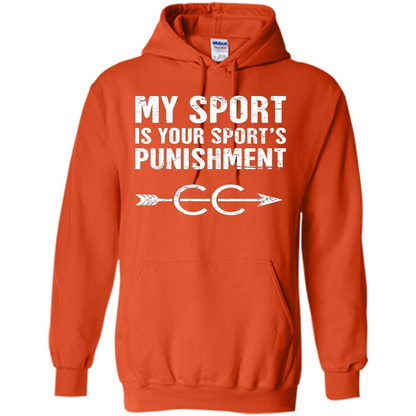 My Sport Is Your Sport's Punishment T-shirt Orange