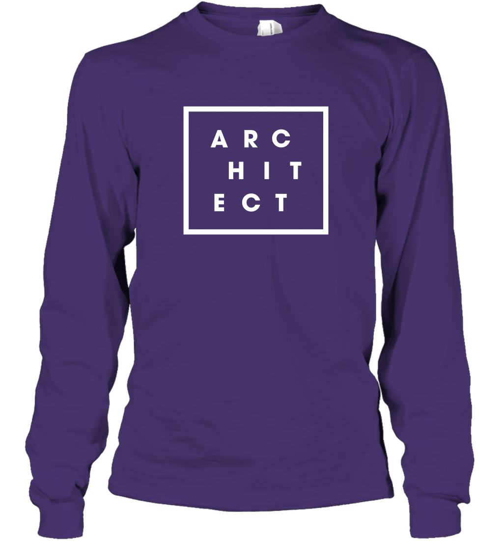 Architect Shirt Long Sleeve T-Shirt Long Sleeve T-Shirt Purple