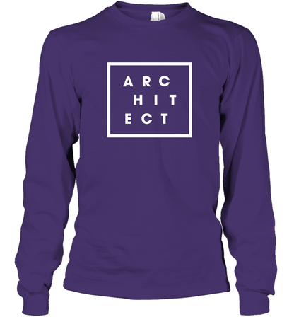 Architect Shirt Long Sleeve T-Shirt Long Sleeve T-Shirt Purple