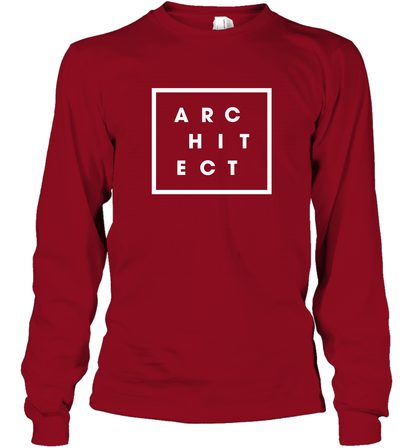 Architect Shirt Long Sleeve T-Shirt Long Sleeve T-Shirt Cardinal Red