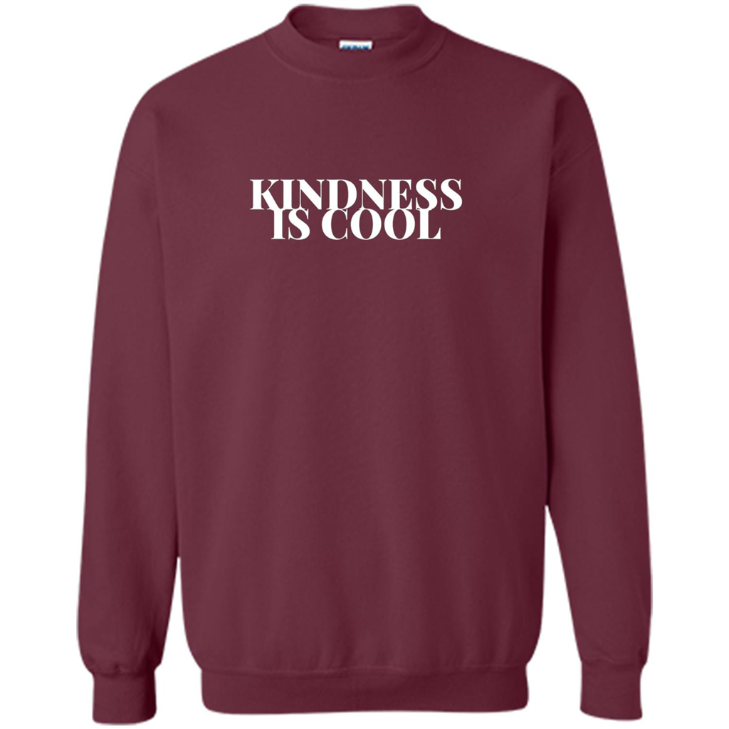 Kindness Is Cool T-shirt Maroon