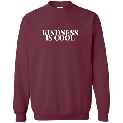 Kindness Is Cool T-shirt Maroon
