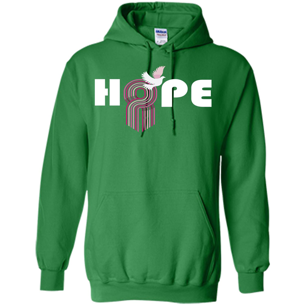 Cancer Awareness T-shirt Hope Irish Green