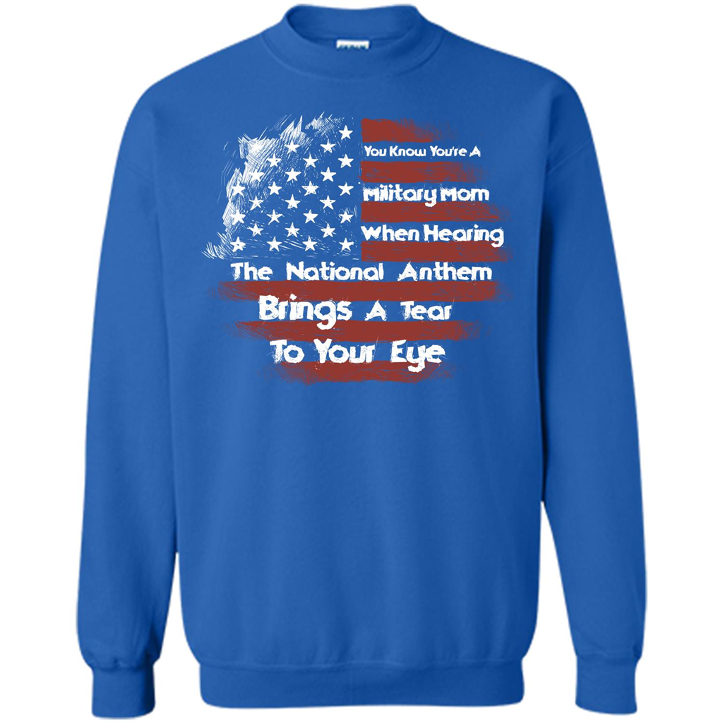 Military Mom. You Know You're A Military Mom When T-shirt Royal