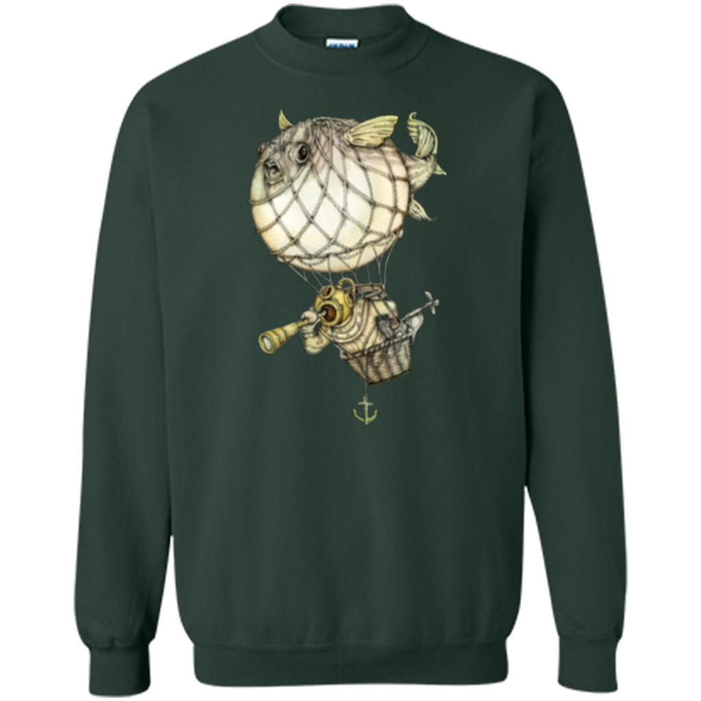 Blowfish T-shirt Captive Balloon T-shirt Forest Green