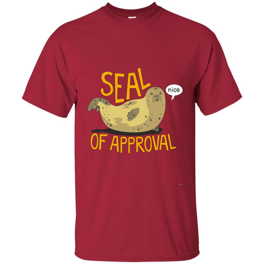 Seal Of Approval T-shirt Cardinal