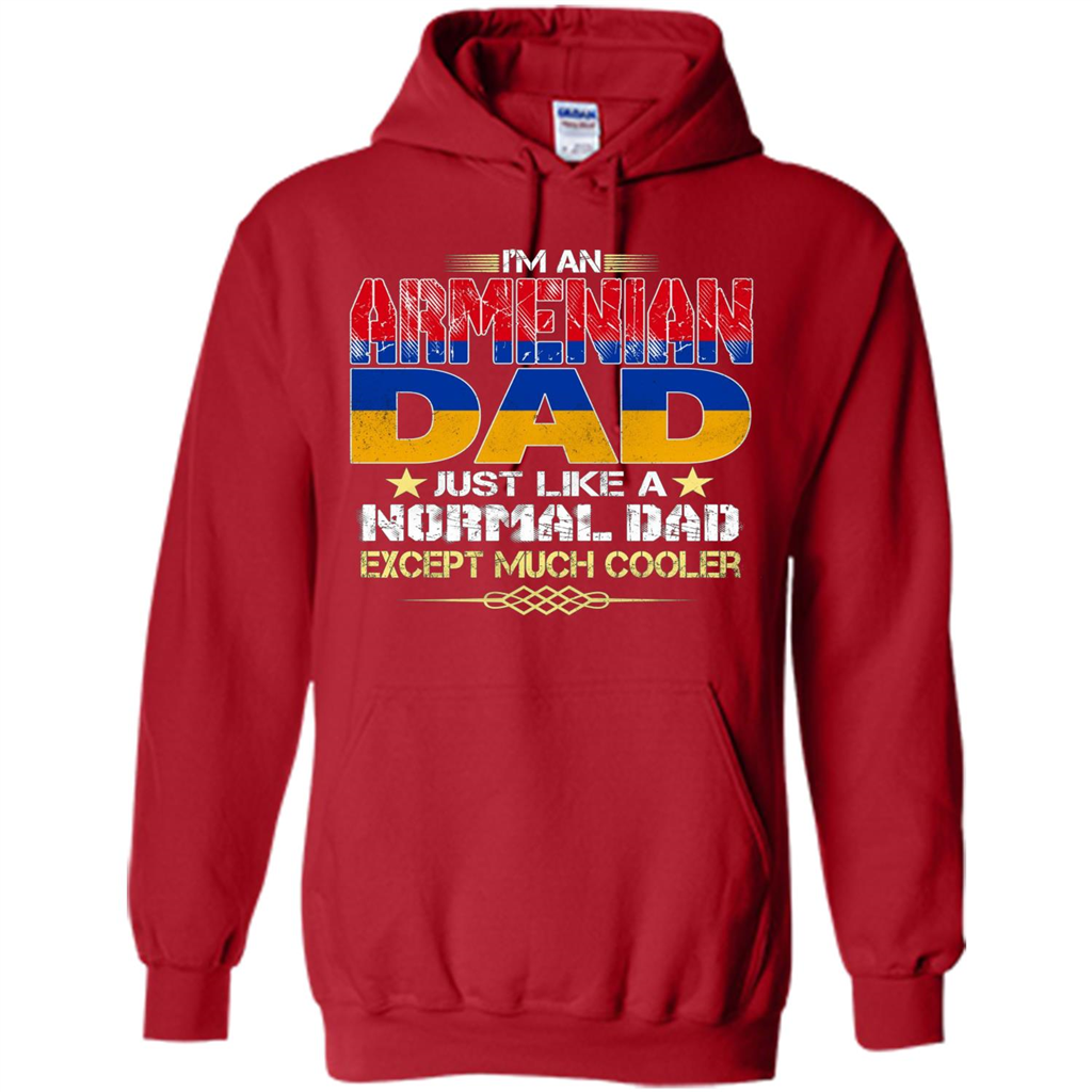 Fathers Day T-shirt I Am An Armenian Dad Red