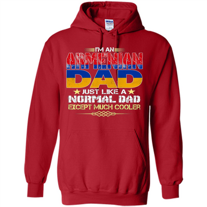 Fathers Day T-shirt I Am An Armenian Dad Red