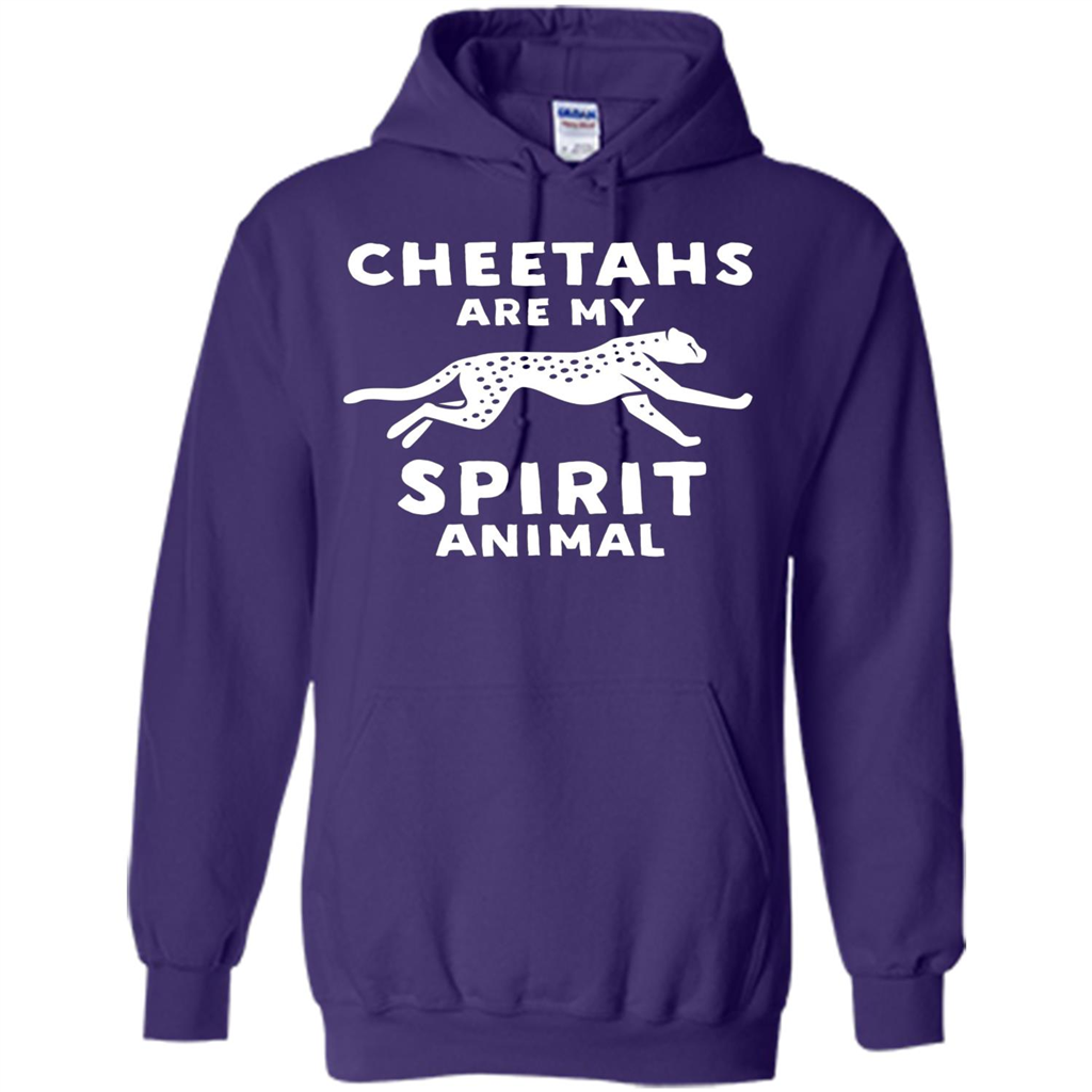 Cheetahs Are My Spirit Animal T-shirt Purple