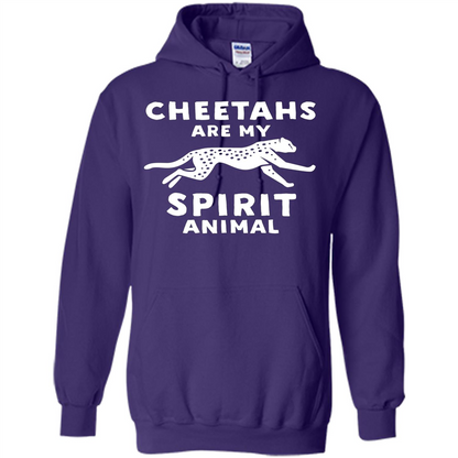 Cheetahs Are My Spirit Animal T-shirt Purple
