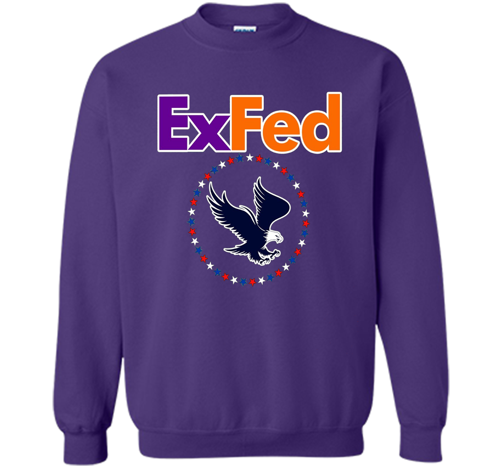Funny Retired Federal Government Worker EX FED T-shirt t-shirt Purple