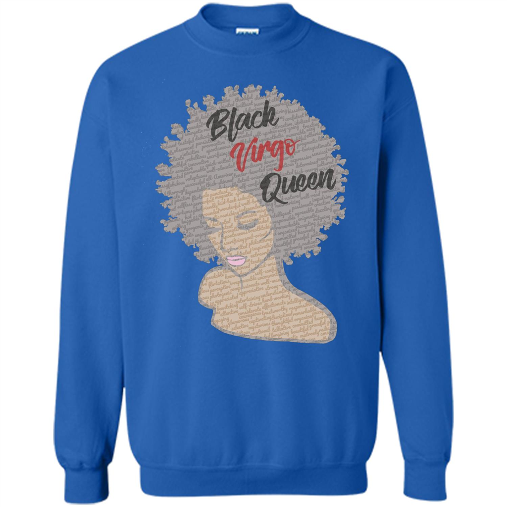 Black Virgo Queen T-shirt Royal